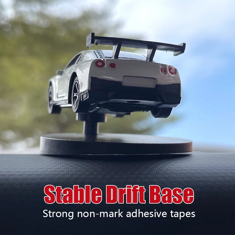 Drift Car dashboard toy model swing turning cool sports race auto ornament