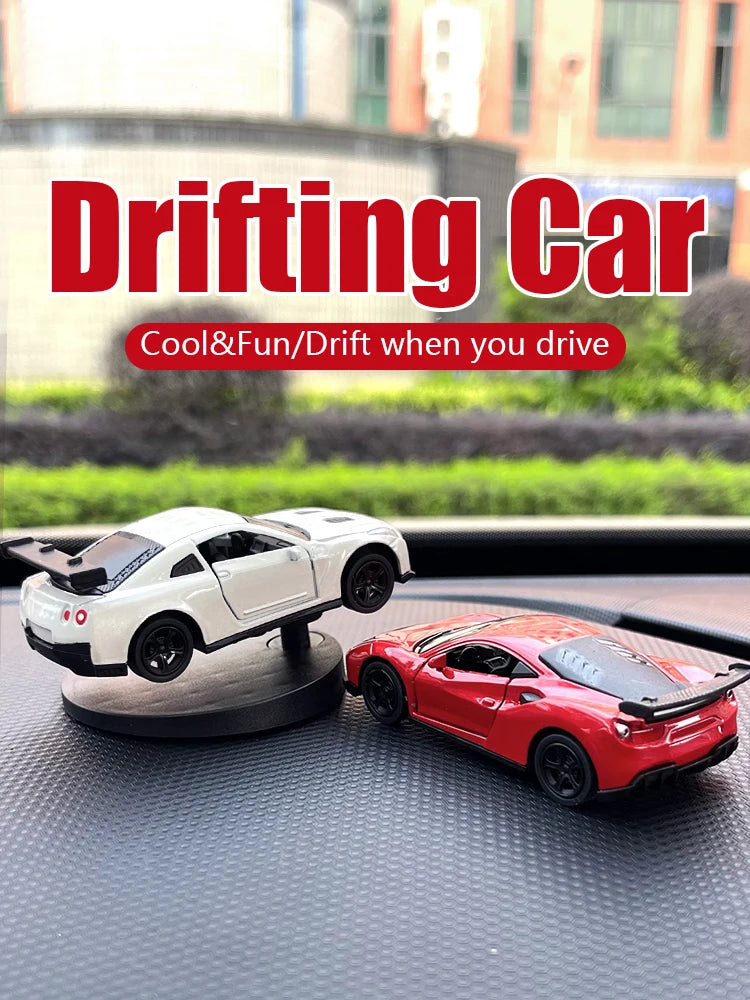 Drift Car dashboard toy model swing turning cool sports race auto ornament