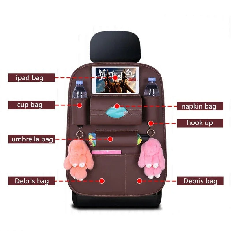Universal Car Seat Back Storage Organizer.