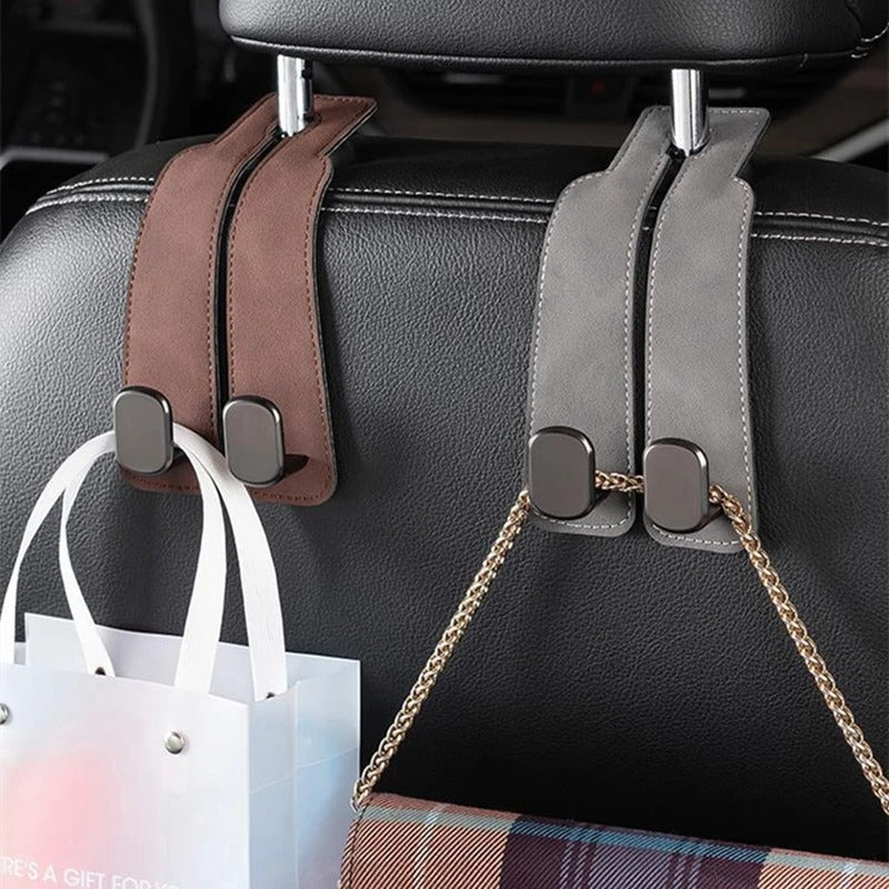 2 in 1 Car Hook For Car Rear Seat Back Hooks Headrest Hanger Clip Universal