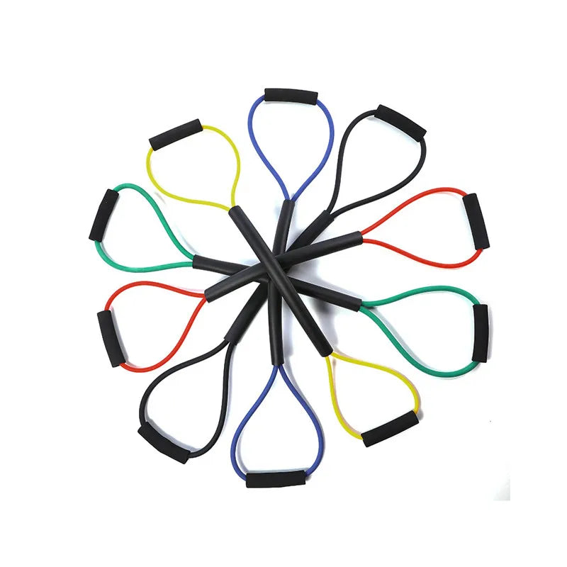 MMA Boxing Resistance Bands Rubber Speed Training Pull Rope Punching Dodge Training Pull Rope Gym Workout Strength Equipment