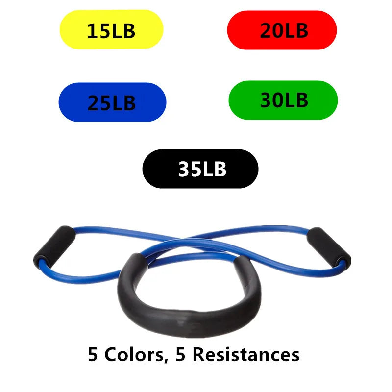 MMA Boxing Resistance Bands Rubber Speed Training Pull Rope Punching Dodge Training Pull Rope Gym Workout Strength Equipment