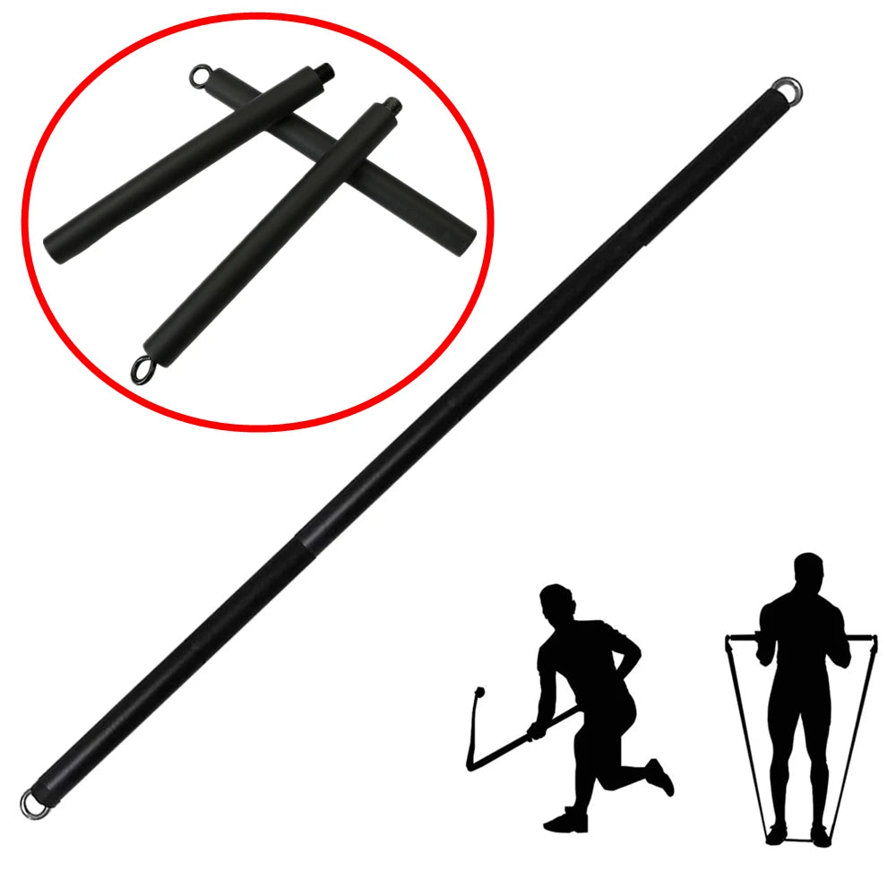 Workout Bar Fitness Resistance Bands Set