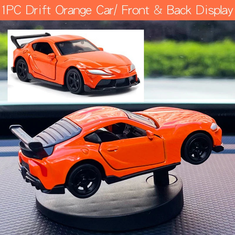 Drift Car dashboard toy model swing turning cool sports race auto ornament