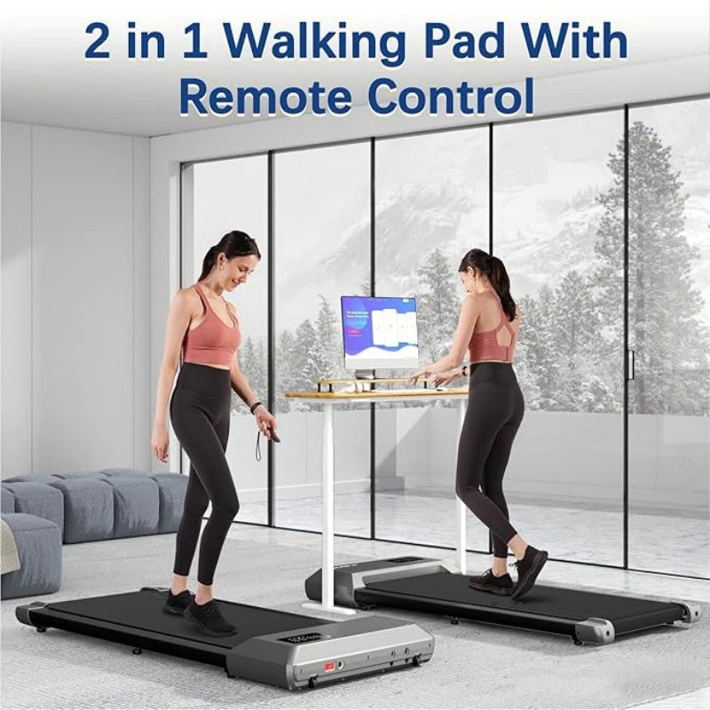 Treadmill for Home 2.5HP Walking Pad LCD Digital Data Display 2in1 Walking Running