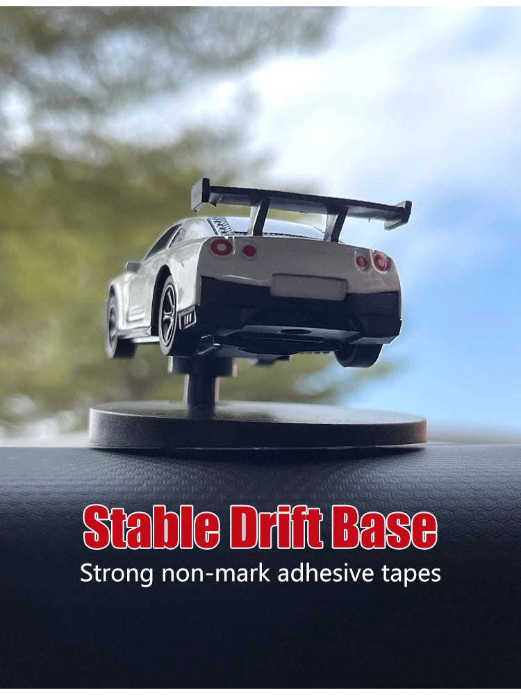 Drift Car dashboard toy model swing turning cool sports race auto ornament