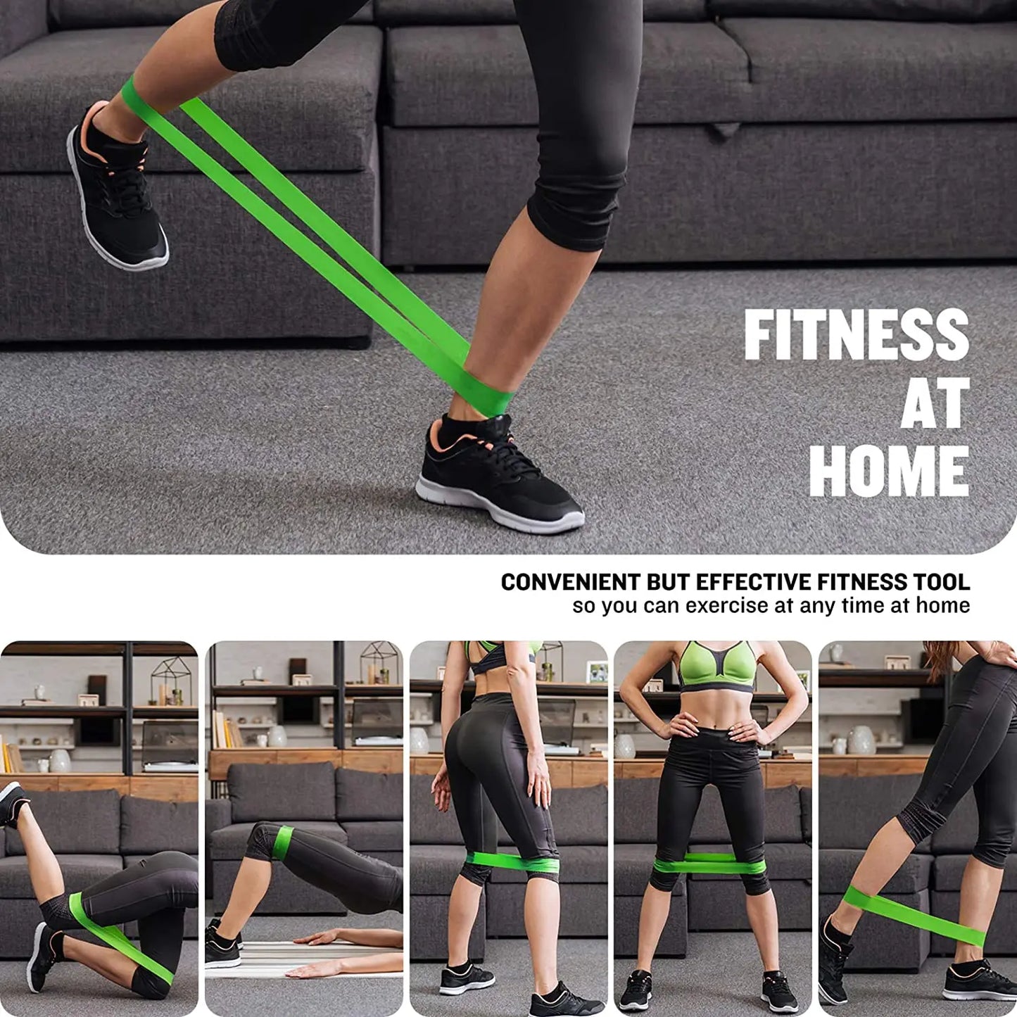 Resistance Bands Fitness Exercise Training