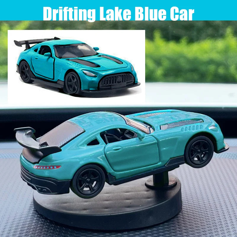 Drift Car dashboard toy model swing turning cool sports race auto ornament