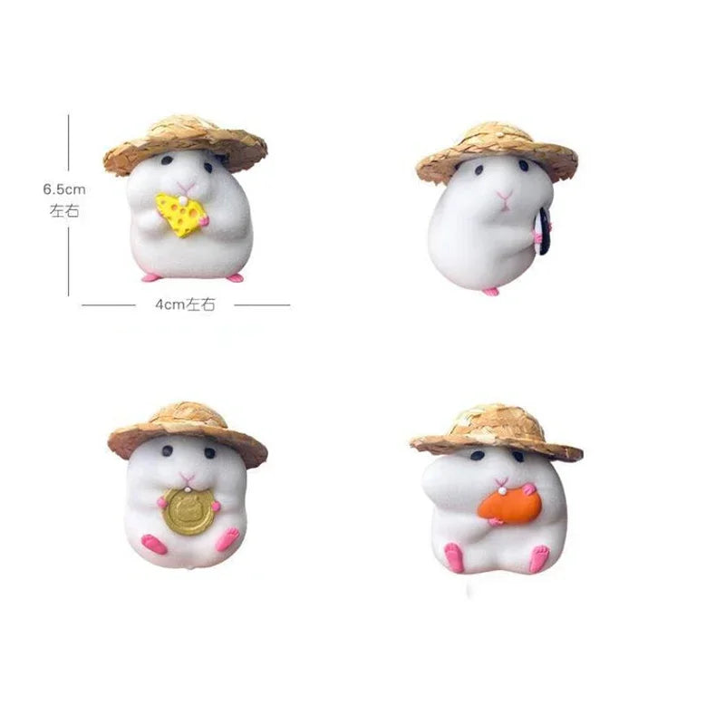 Car Decoration Hamster Car Accessories New Console Cute Doll Car Interior Pendant   Decoration  Cool  Decoration Accesories