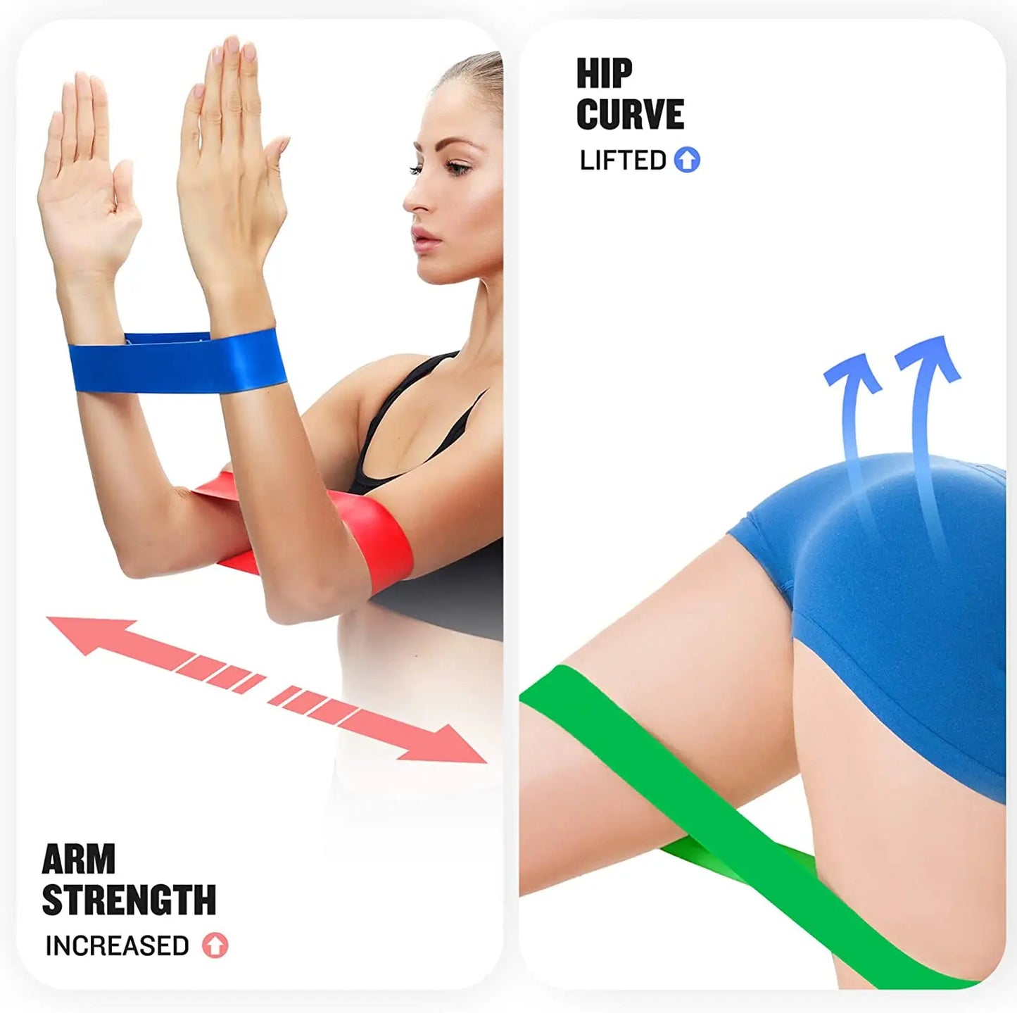 Resistance Bands Fitness Exercise Training