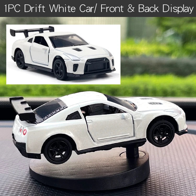 Drift Car dashboard toy model swing turning cool sports race auto ornament