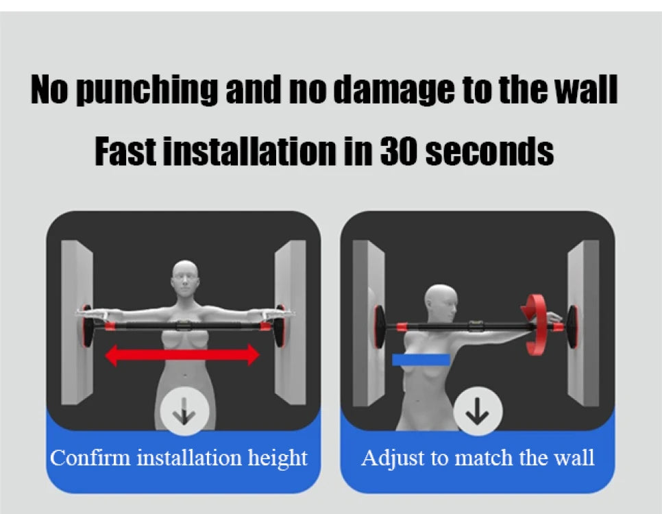 Household Indoor No Perforated Pull-up bar