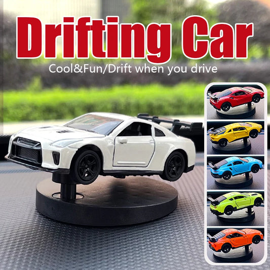 Drift Car dashboard toy model swing turning cool sports race auto ornament