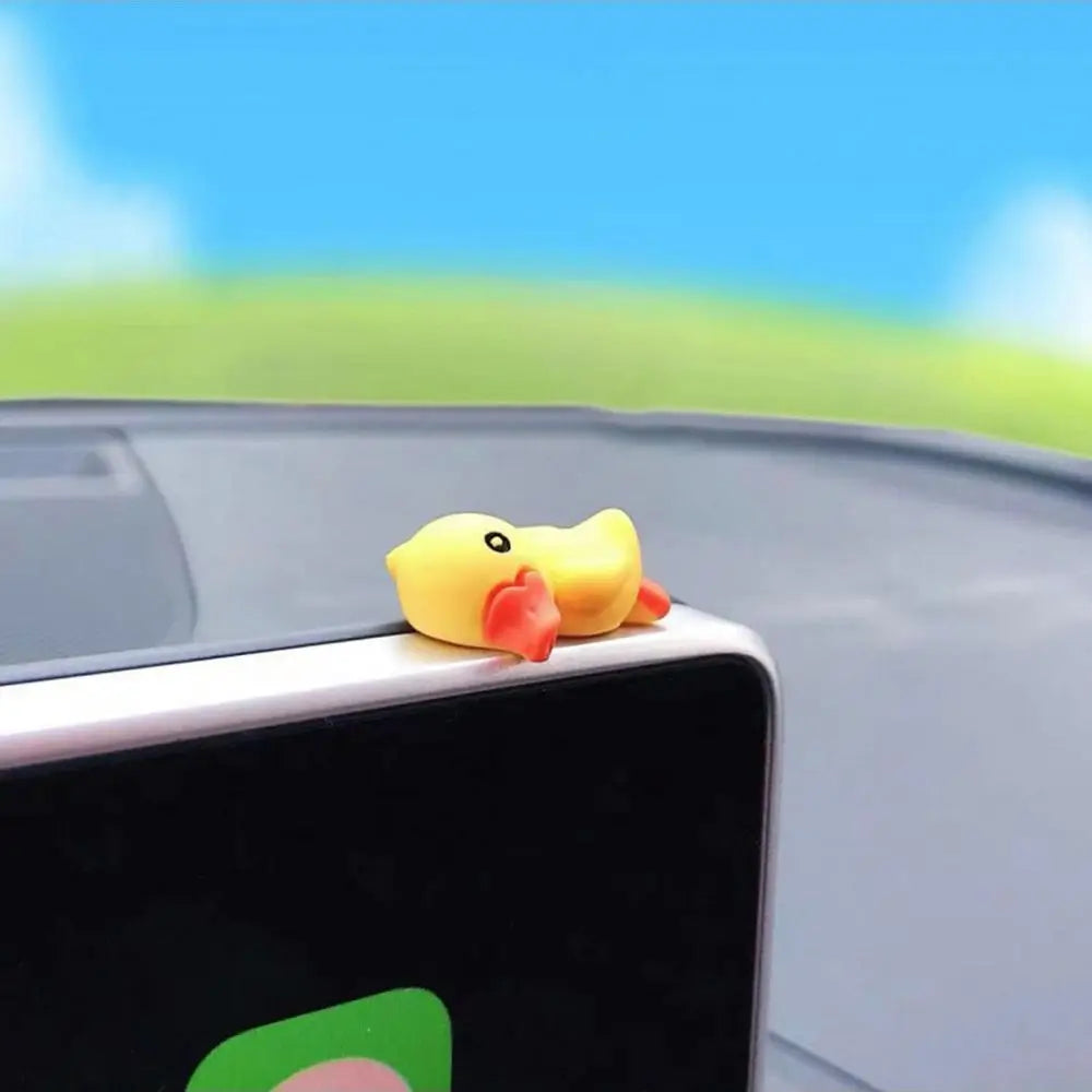 6Pcs/Set Sleeping Mini Animal Car Interior Decoration