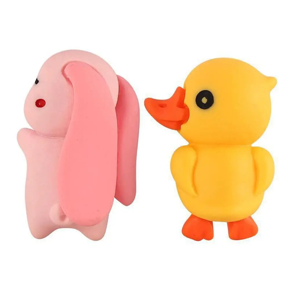 6Pcs/Set Sleeping Mini Animal Car Interior Decoration