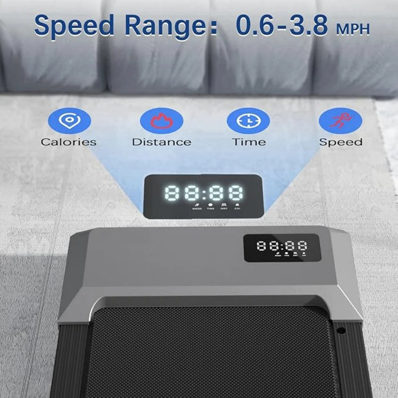 Treadmill for Home 2.5HP Walking Pad LCD Digital Data Display 2in1 Walking Running