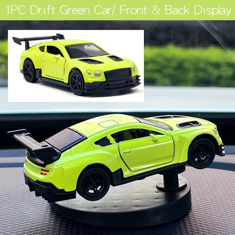 Drift Car dashboard toy model swing turning cool sports race auto ornament