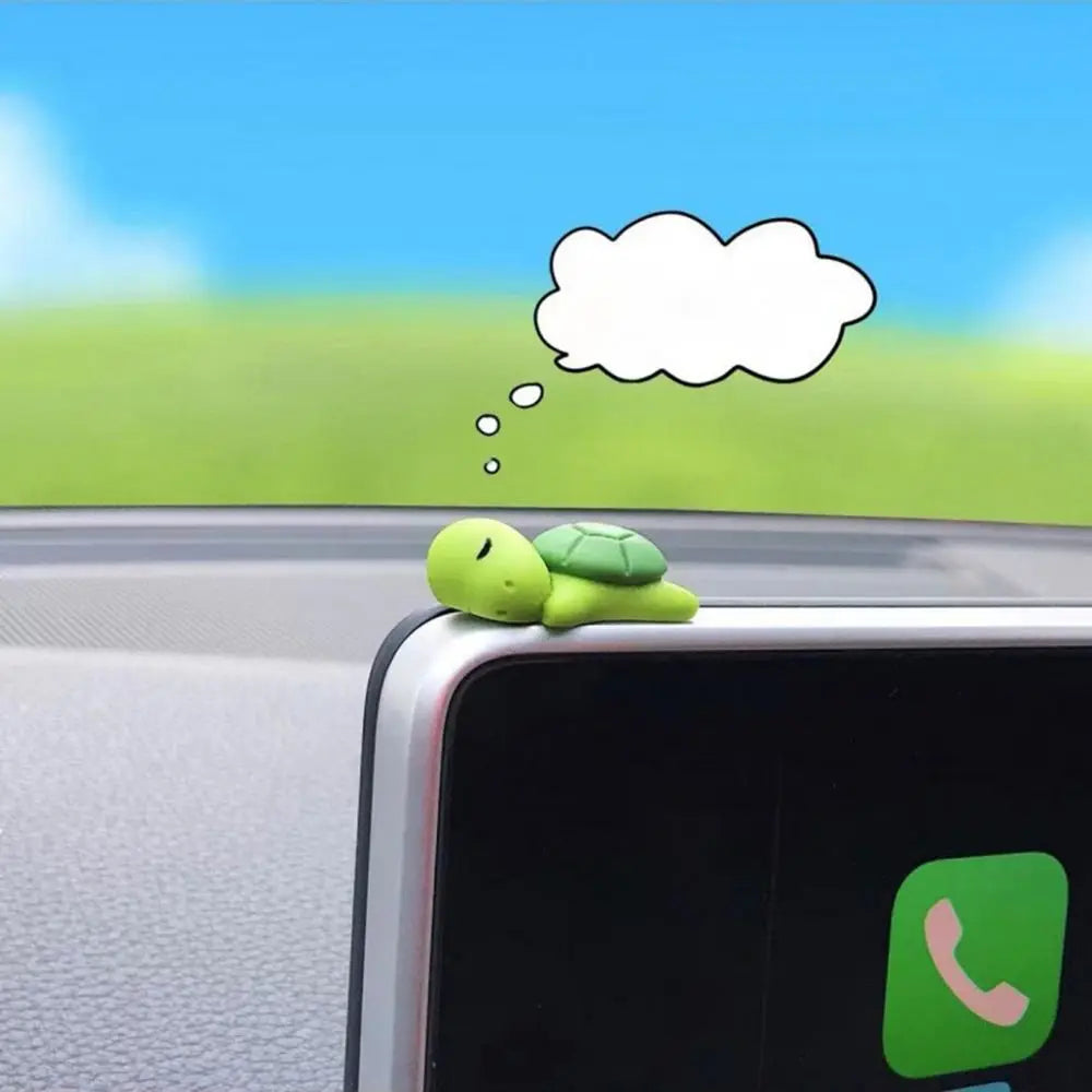 6Pcs/Set Sleeping Mini Animal Car Interior Decoration
