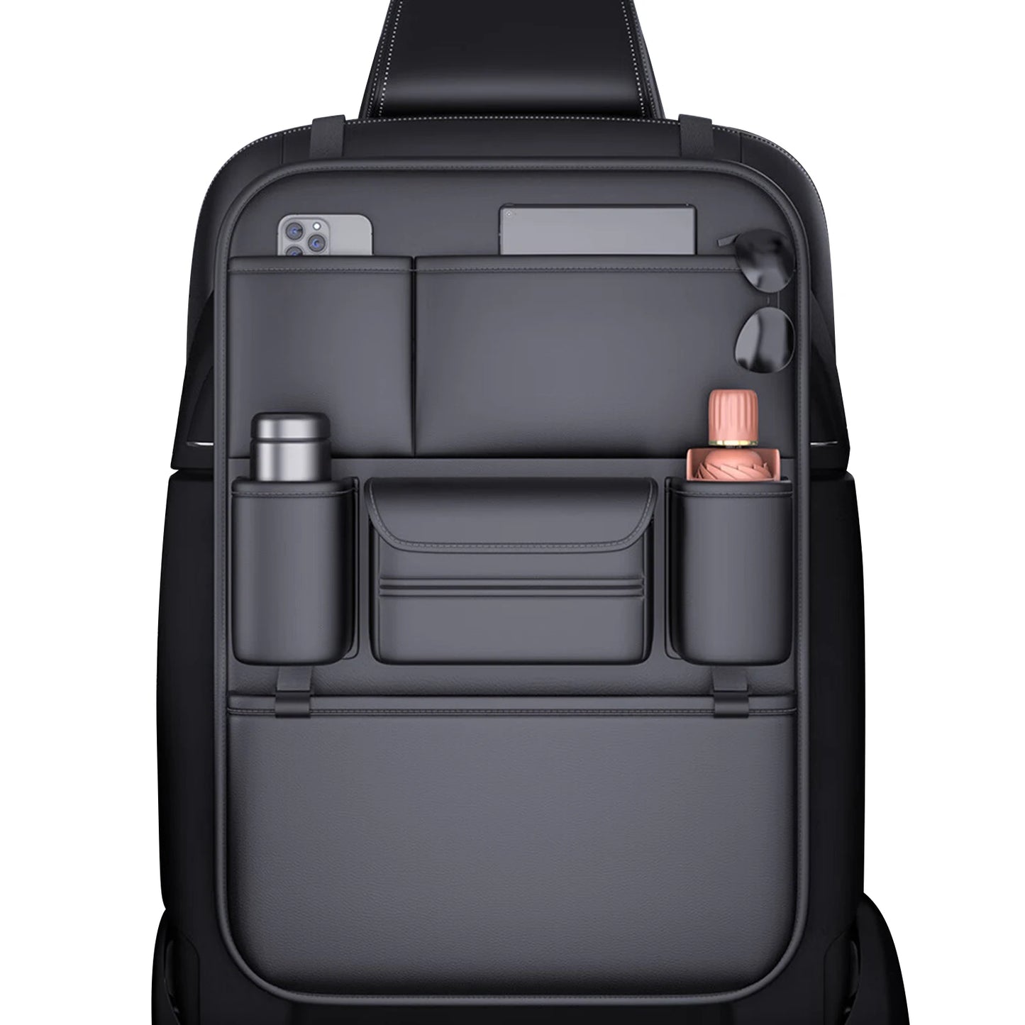 Universal Car Seat Back Organizer Bag Easy Install