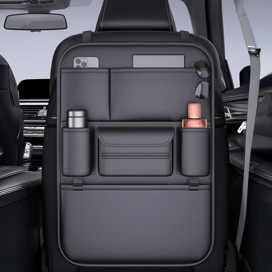Universal Car Seat Back Organizer Bag Easy Install