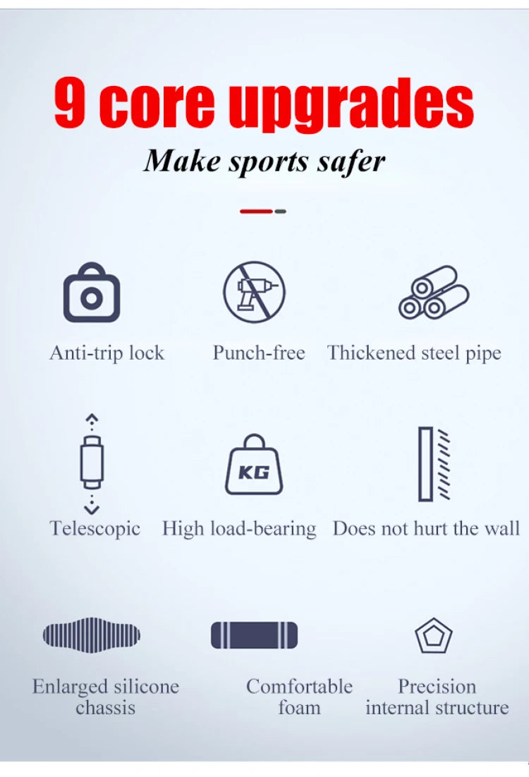 Household Indoor No Perforated Pull-up bar