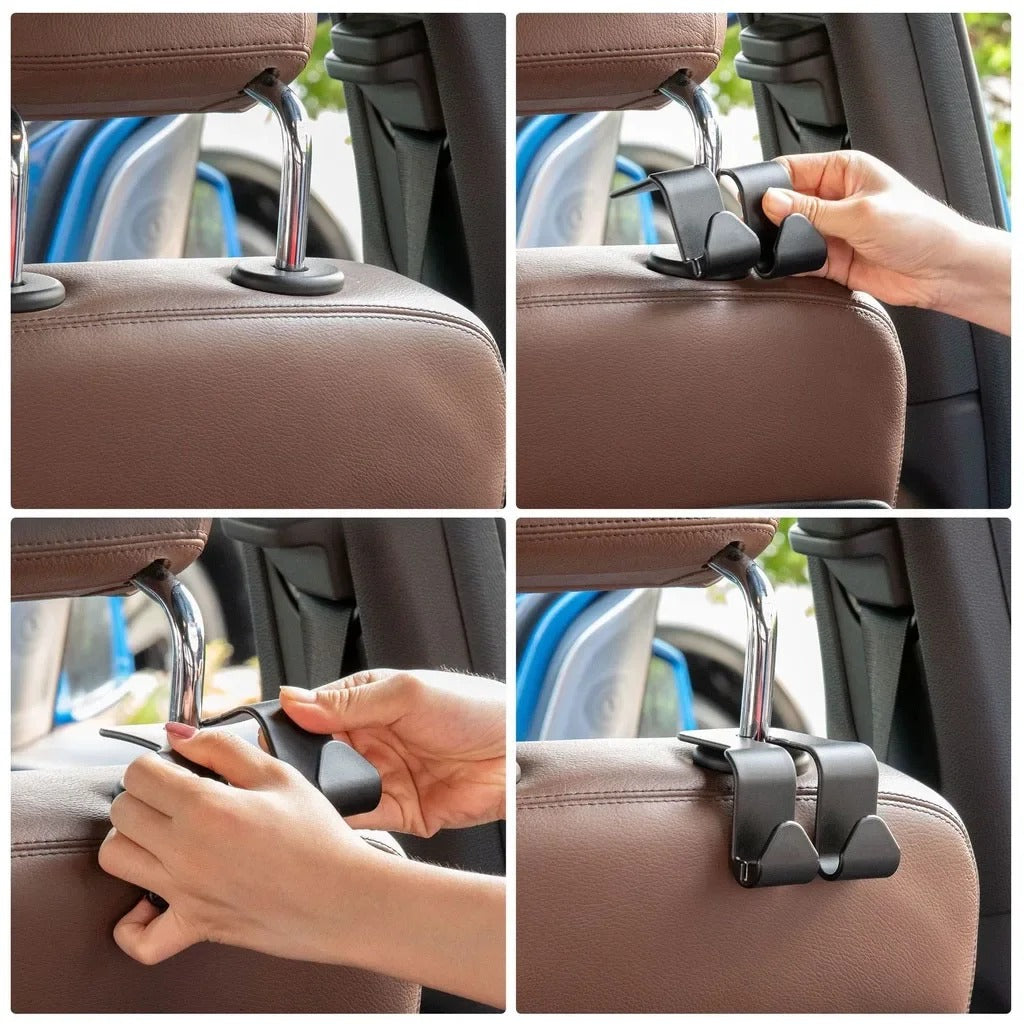 Car Seat Headrest Hook universal Hanger Storage Organizer Universal for Handbag Purse Coat