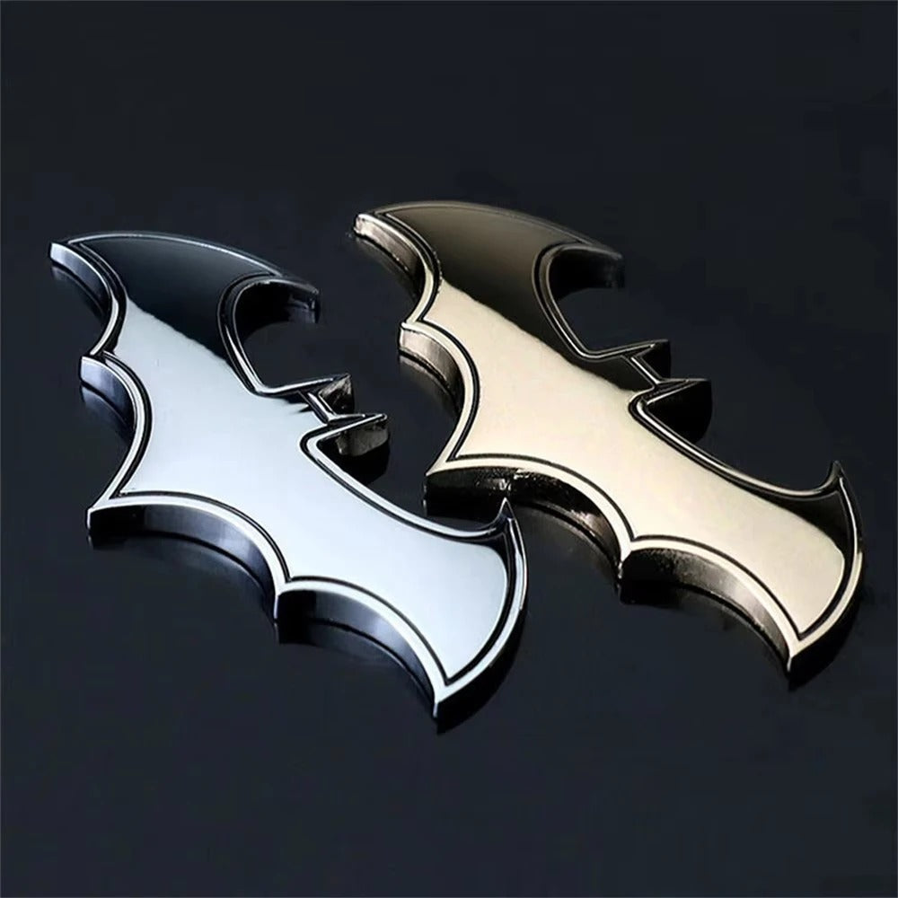 1PCS 3D Bat Shape Car Stickers Metal Badge