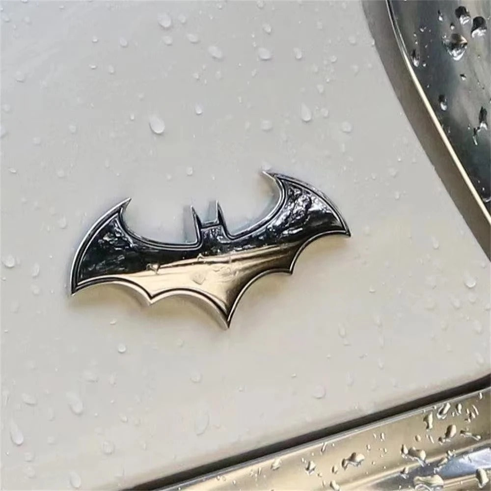 1PCS 3D Bat Shape Car Stickers Metal Badge