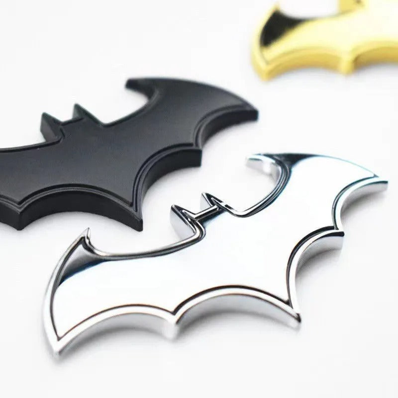 1PCS 3D Bat Shape Car Stickers Metal Badge