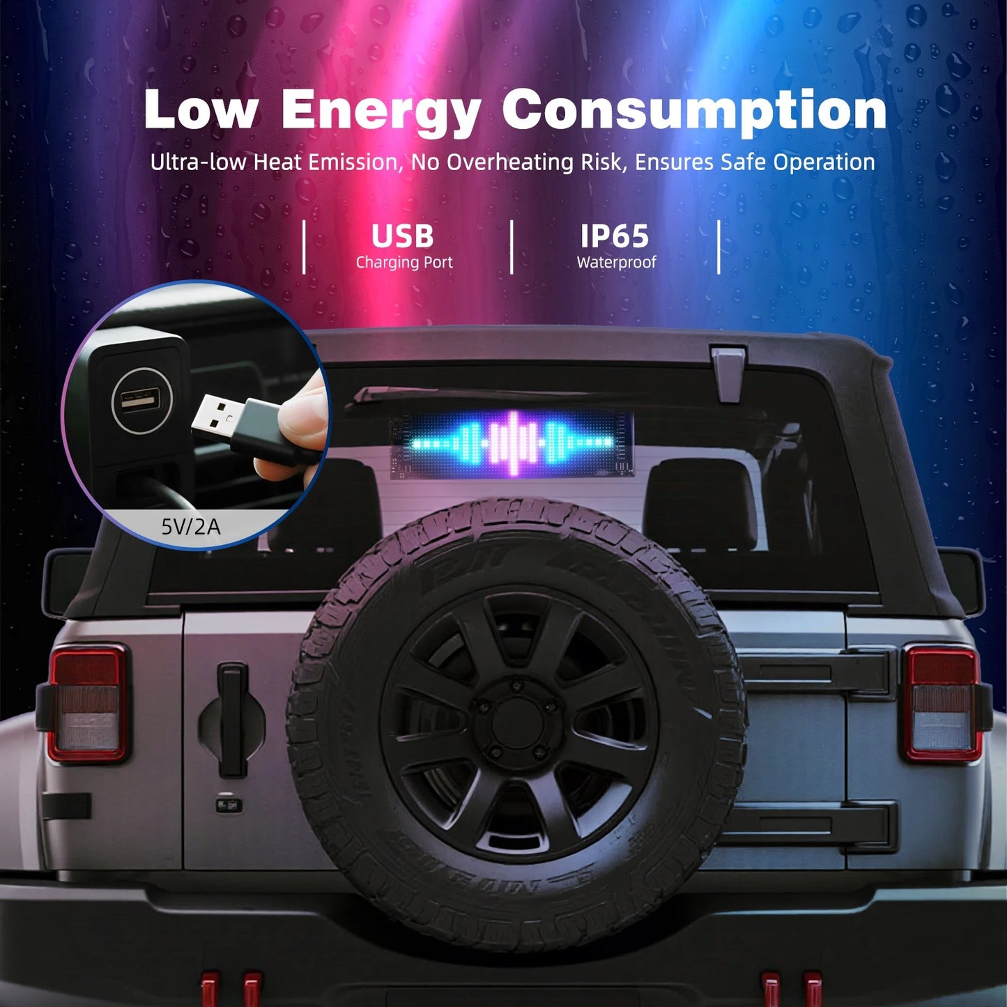 LED Devils Eyes for Car Truck APP Remote Control
