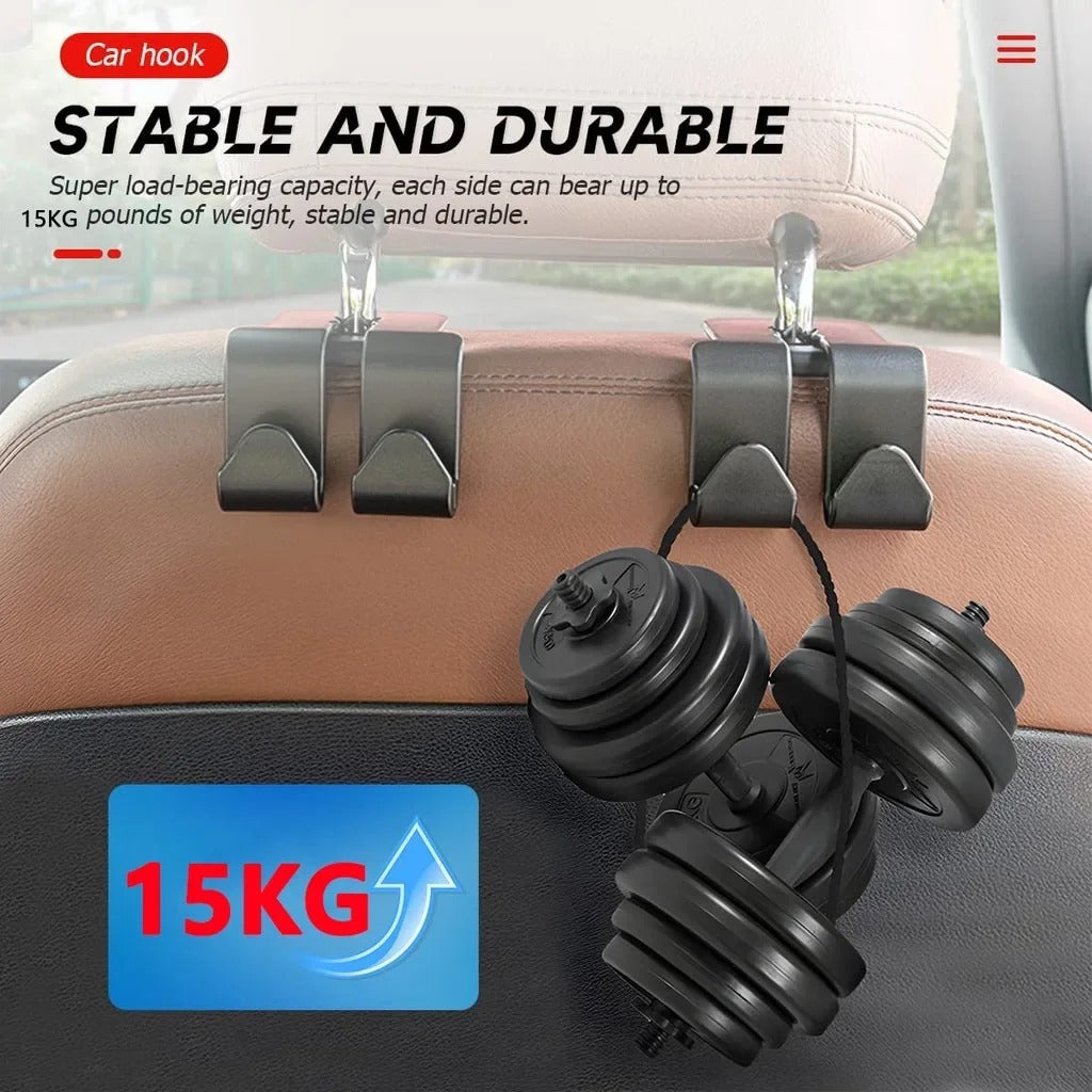 Car Seat Headrest Hook universal Hanger Storage Organizer Universal for Handbag Purse Coat