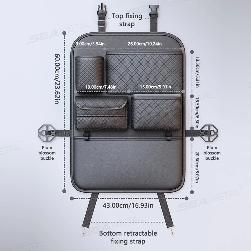 The SEAMETAL Multi-functional Car Seat Back Organizer