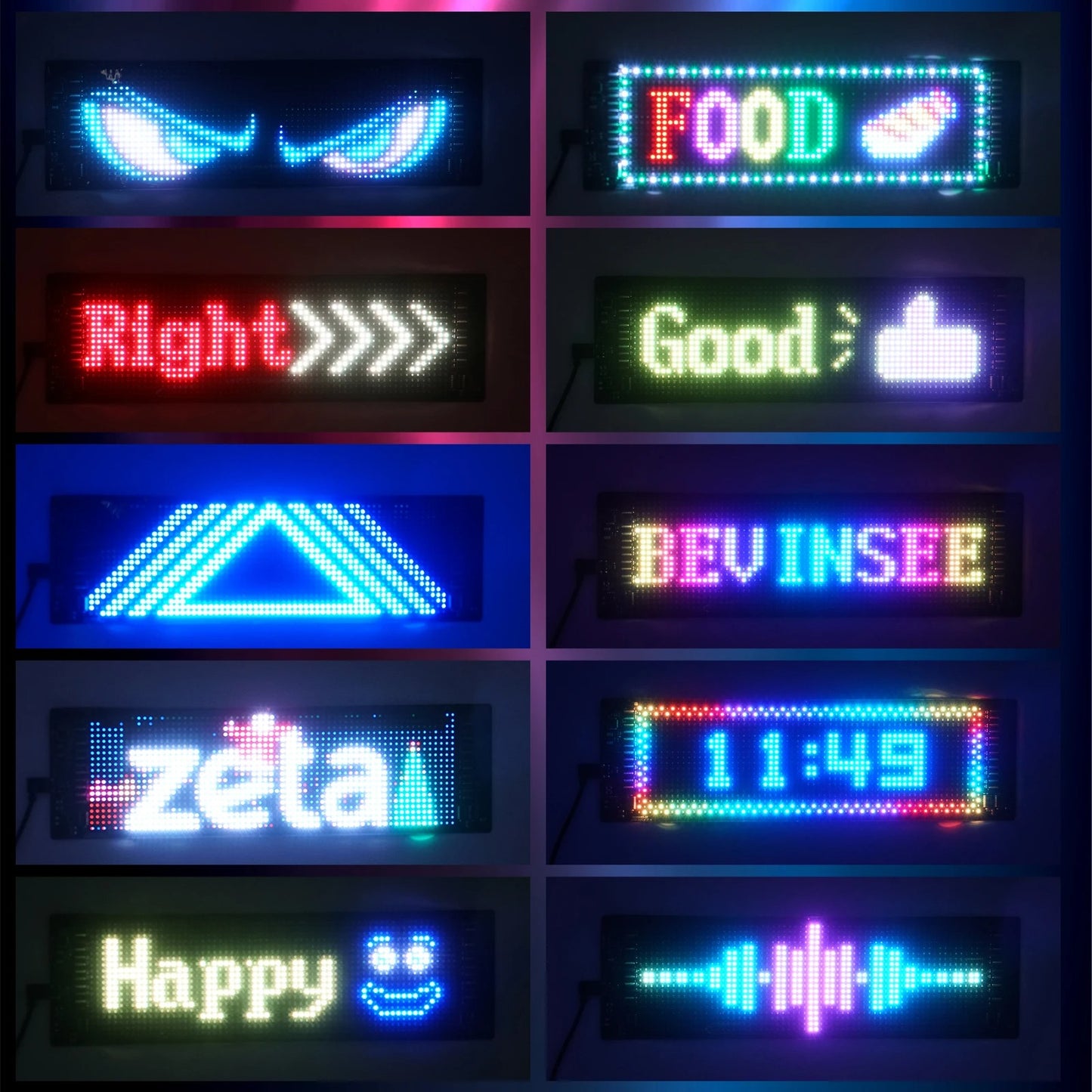 LED Devils Eyes for Car Truck APP Remote Control
