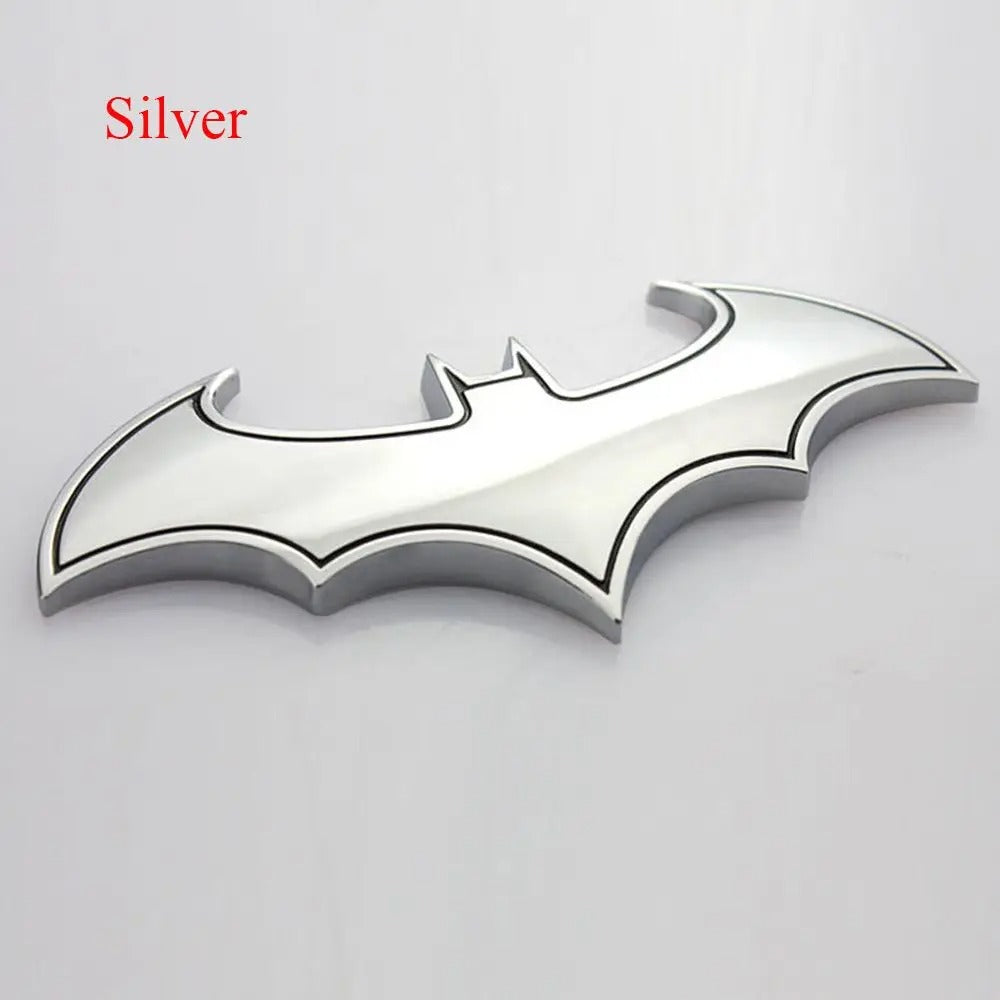 1PCS 3D Bat Shape Car Stickers Metal Badge