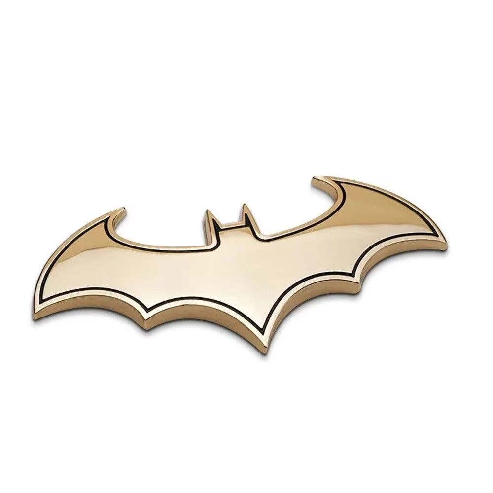 1PCS 3D Bat Shape Car Stickers Metal Badge