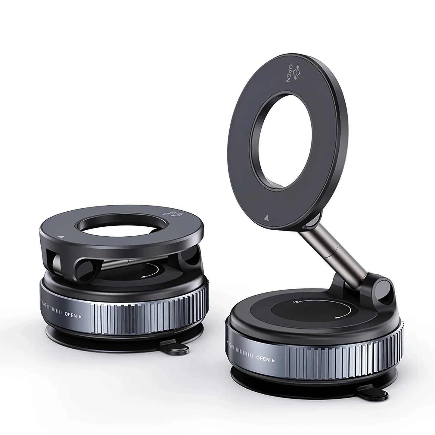 Vacuum Adsorption Car Magnetic Phone Holder 360 Degree Rotation for Unservial phones