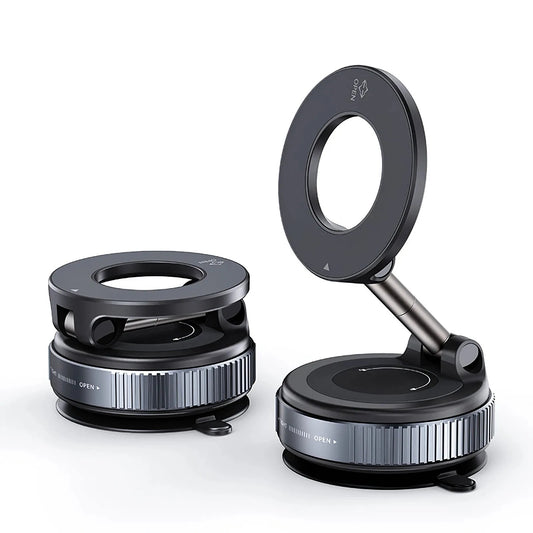 Vacuum Adsorption Car Magnetic Phone Holder 360 Degree Rotation for Unservial phones
